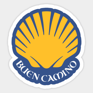 Buen Camino Santiago Sticker